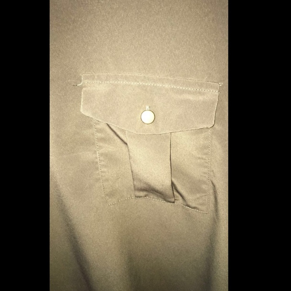 FOREVER 21 ARMY GREEN SHIRT DRESS